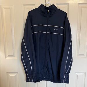 Nike Men's Byron Nelson Dark Blue Golf Windbreaker